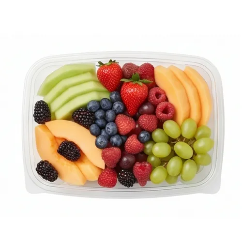 Organic Tray of mixed fruits